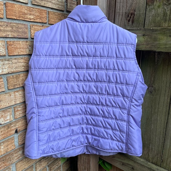 St. John's Bay Purple Quilted Vest for Layering - Picture 3 of 3